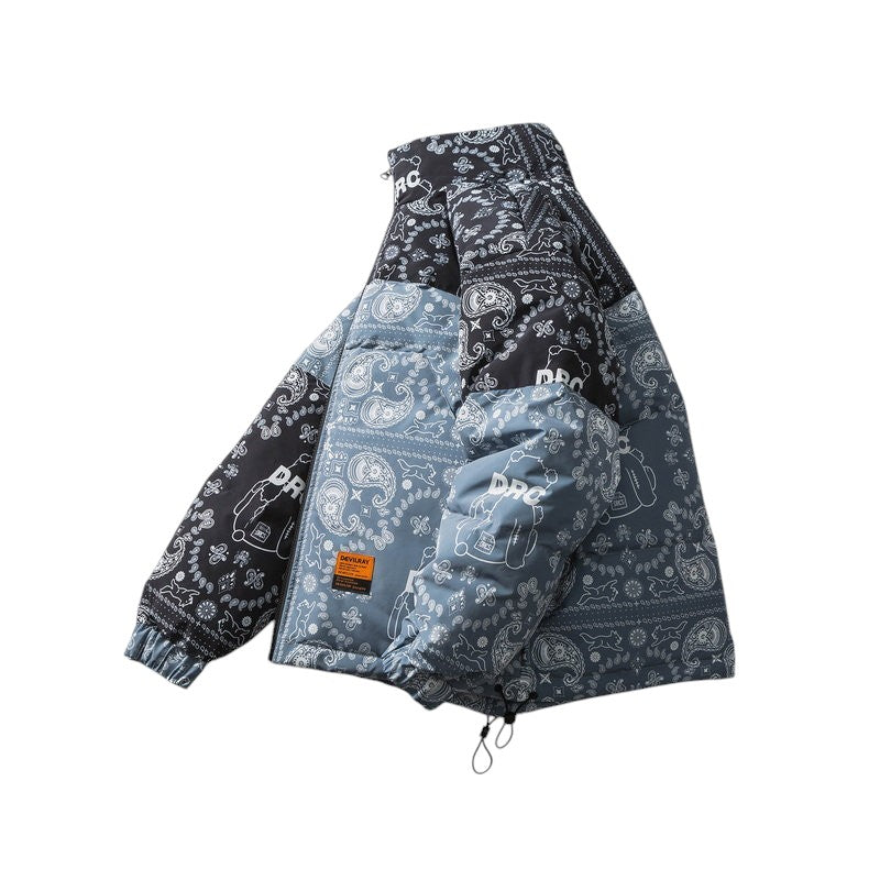 Paisley Puffer Jacket