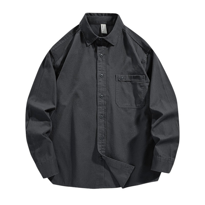 American-style Long-sleeved Shirt