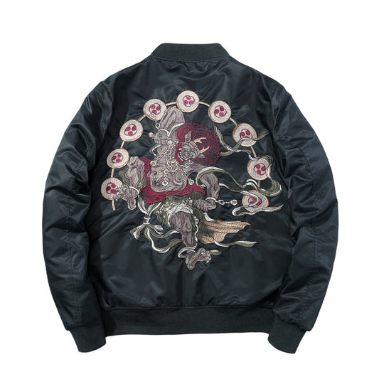 Embroidered Bomber Jacket