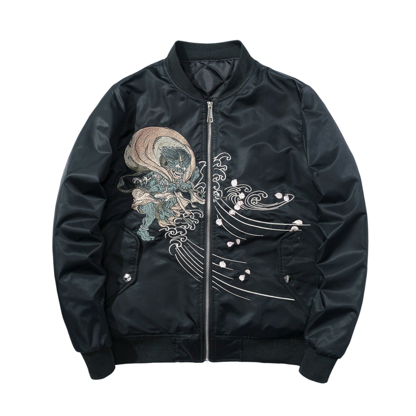 Embroidered Bomber Jacket