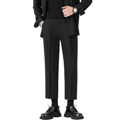 Business Casual Ice Silk Trousers