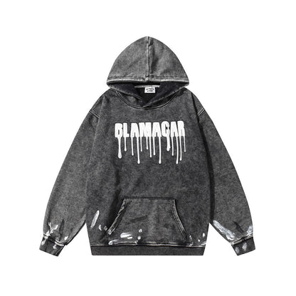 Graphic Text Hoodie