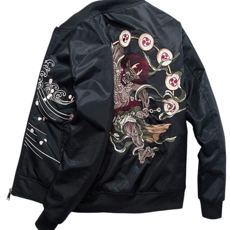 Embroidered Bomber Jacket