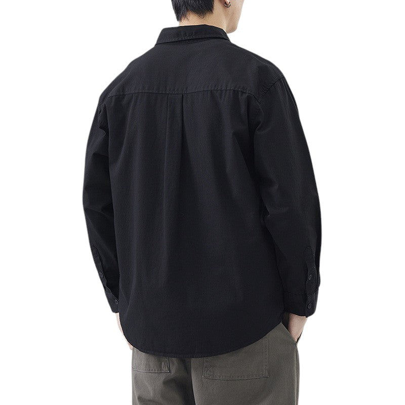 American-style Long-sleeved Shirt