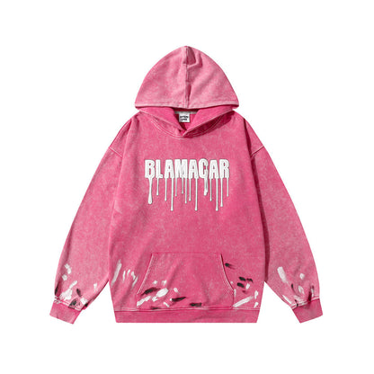 Graphic Text Hoodie