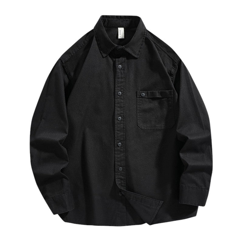 American-style Long-sleeved Shirt