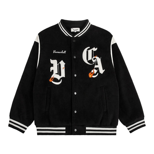 Embroidered Baseball Uniform Jacket