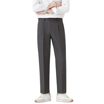 Business Casual Ice Silk Trousers