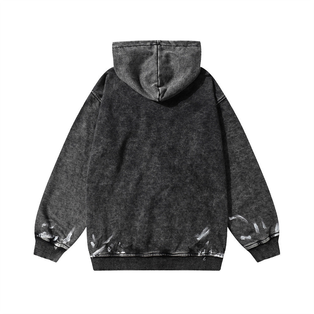 Graphic Text Hoodie